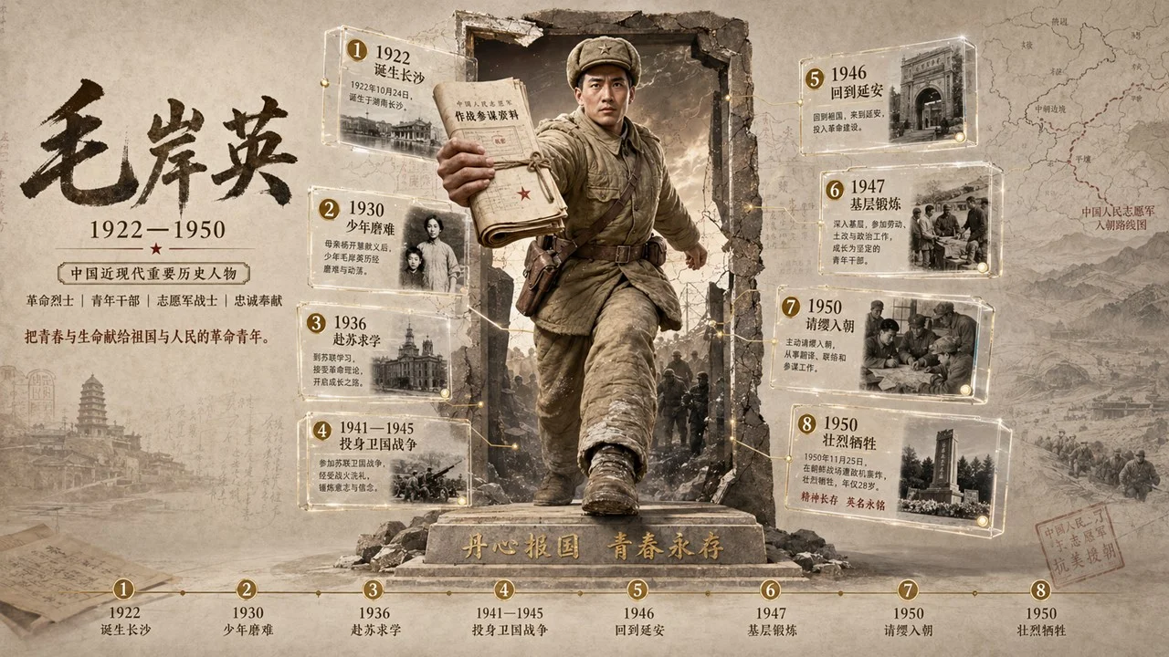 小学课本里的革命英雄破框立像档案PPT - 预览图14