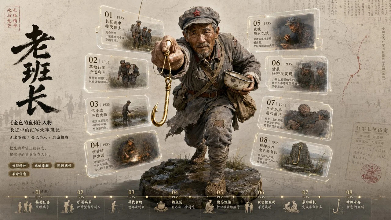 小学课本里的革命英雄破框立像档案PPT - 预览图15