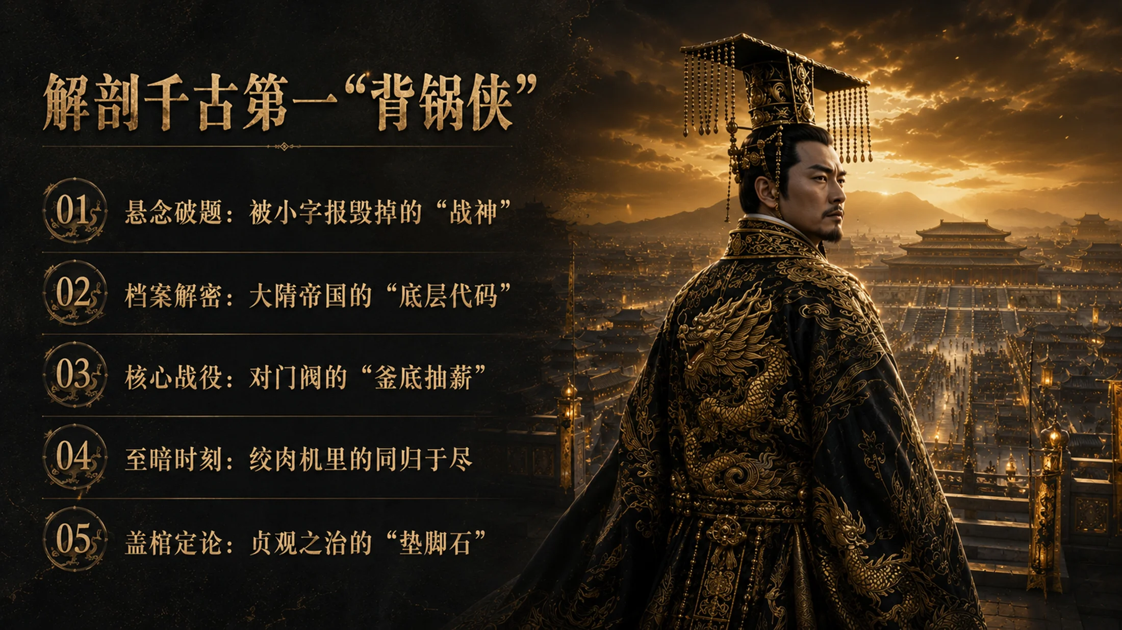 隋炀帝杨广-历史人物档案PPT课件 - 预览图1