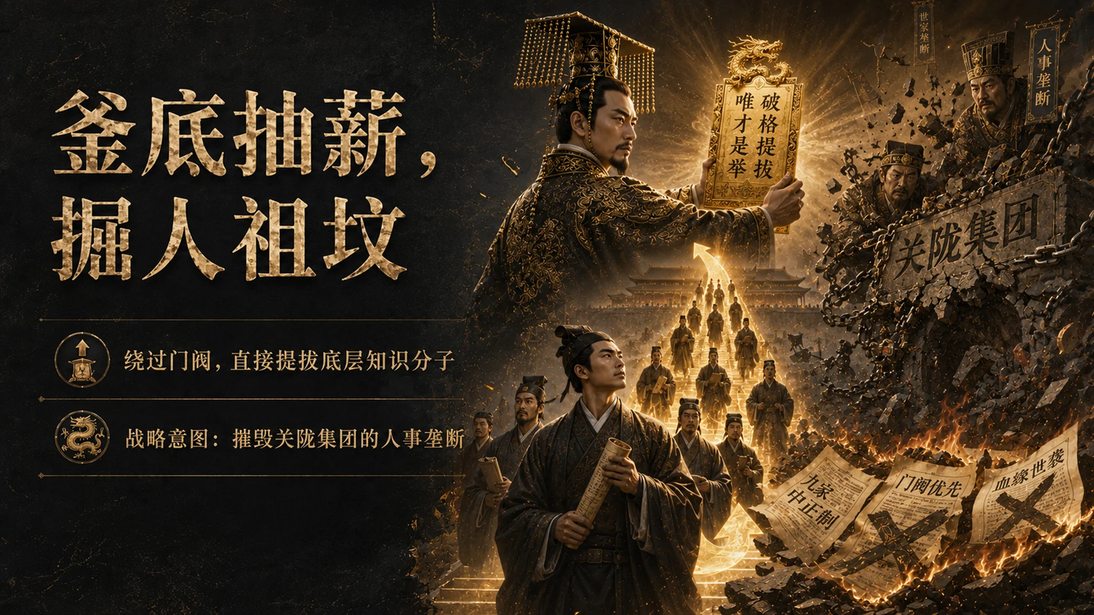 隋炀帝杨广-历史人物档案PPT课件 - 预览图15