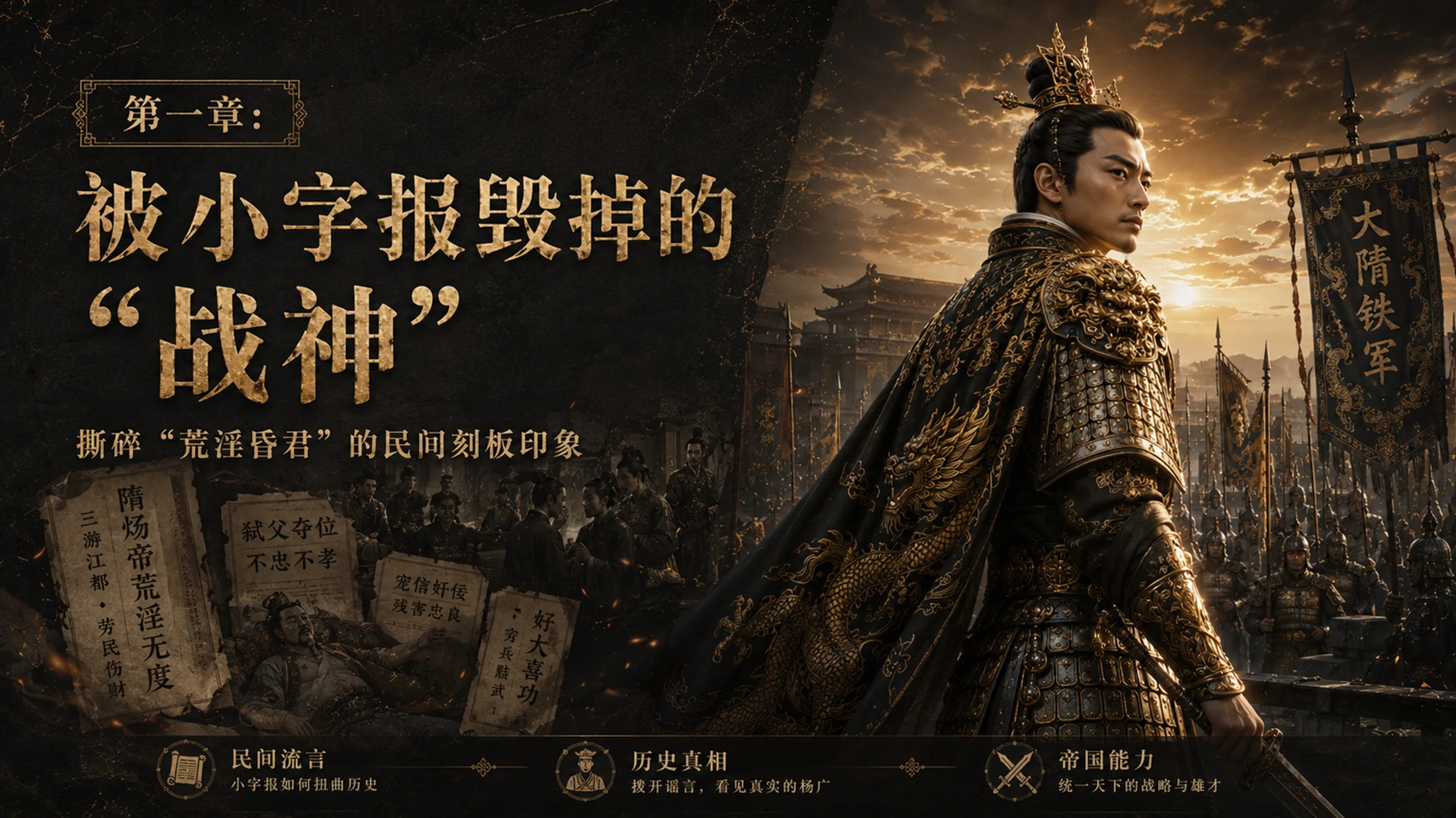 隋炀帝杨广-历史人物档案PPT课件 - 预览图2