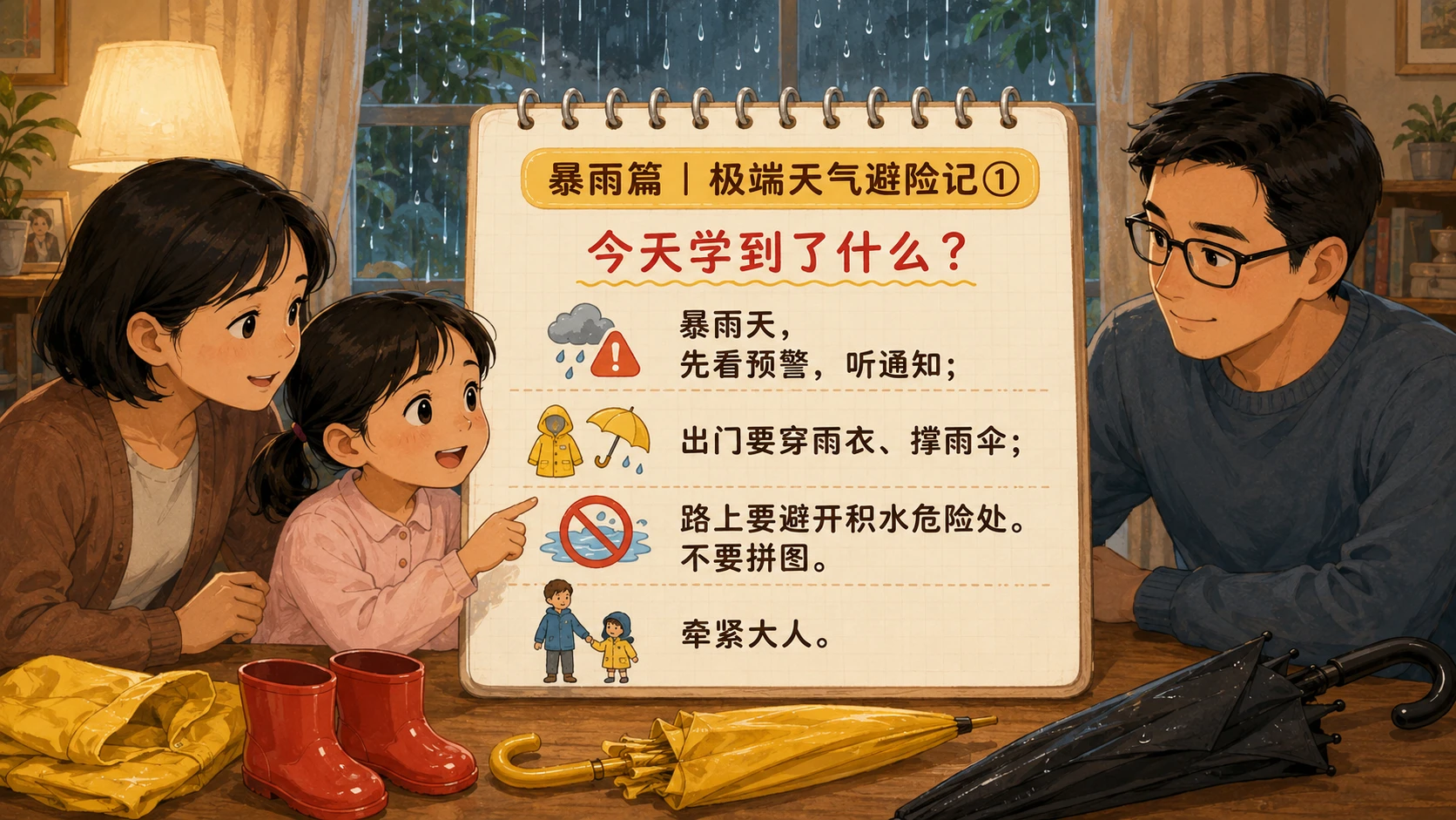 暴雨篇｜极端天气避险记PPT - 预览图16