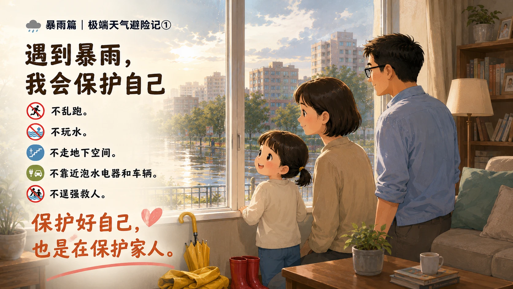 暴雨篇｜极端天气避险记PPT - 预览图19