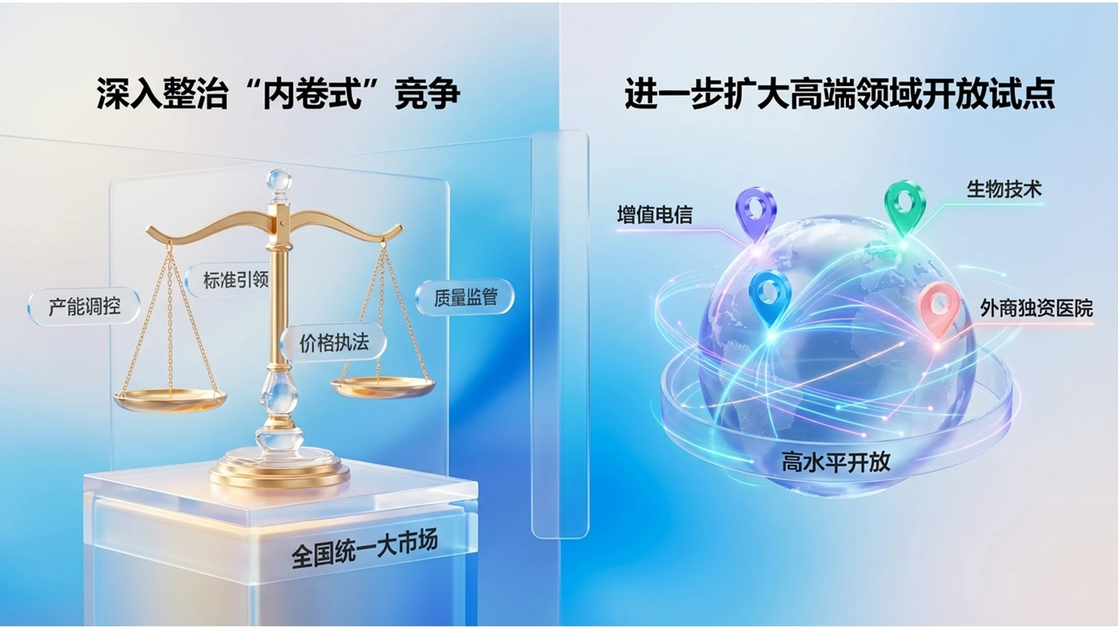 微软Fluent设计3D玻璃风格政府工作报告PPT - 预览图7