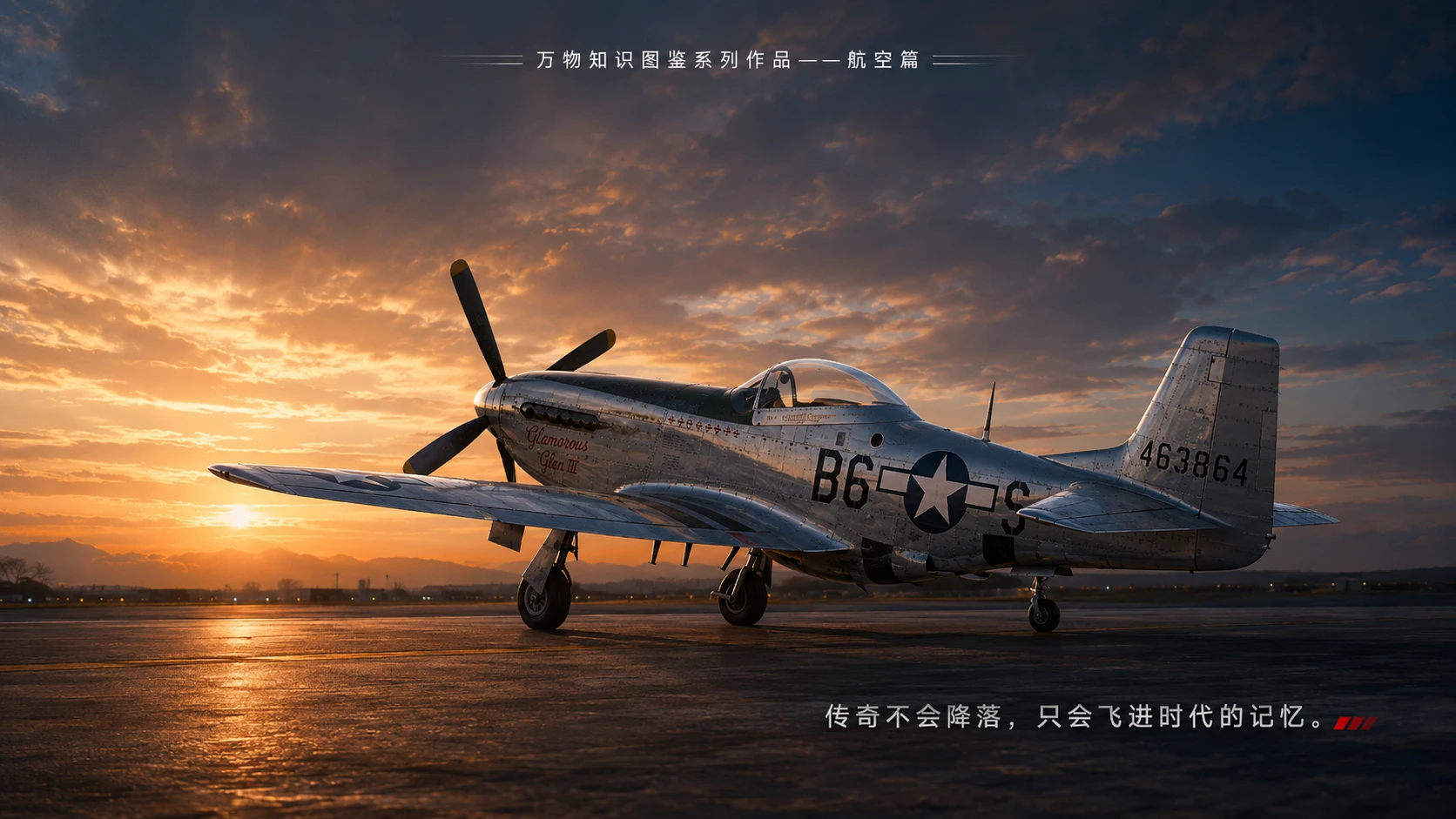 万物知识图鉴系列作品PPT——P-51野马【4K】 - 预览图9