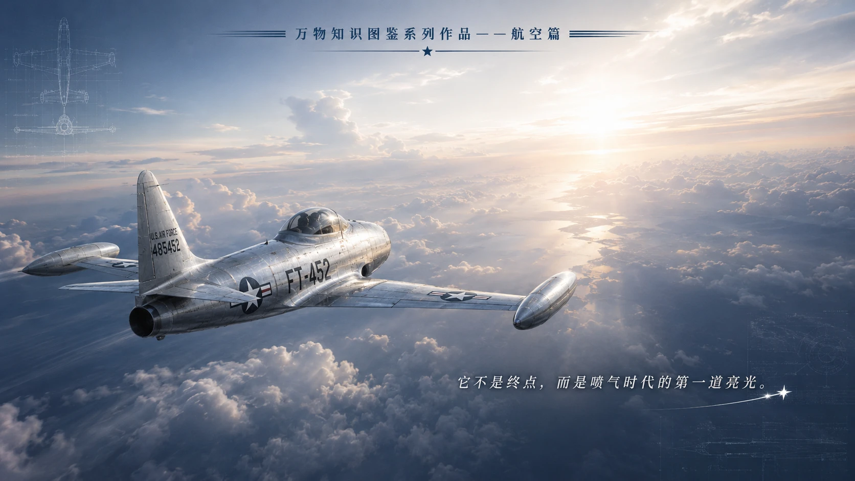 万物知识图鉴系列作品PPT——F-80流星【4K】 - 预览图9