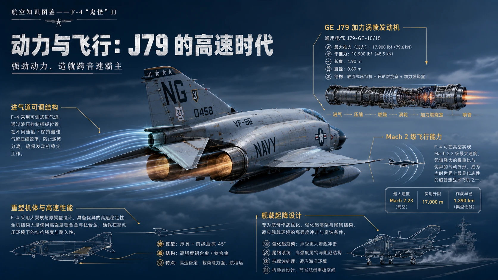 万物知识图鉴系列作品PPT——F-4“鬼怪”II【4K】 - 预览图4