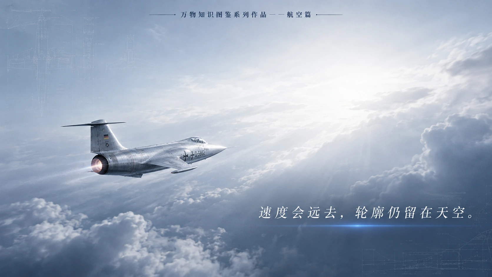 万物知识图鉴系列作品PPT——F-104“星”式战斗机【4K】 - 预览图9