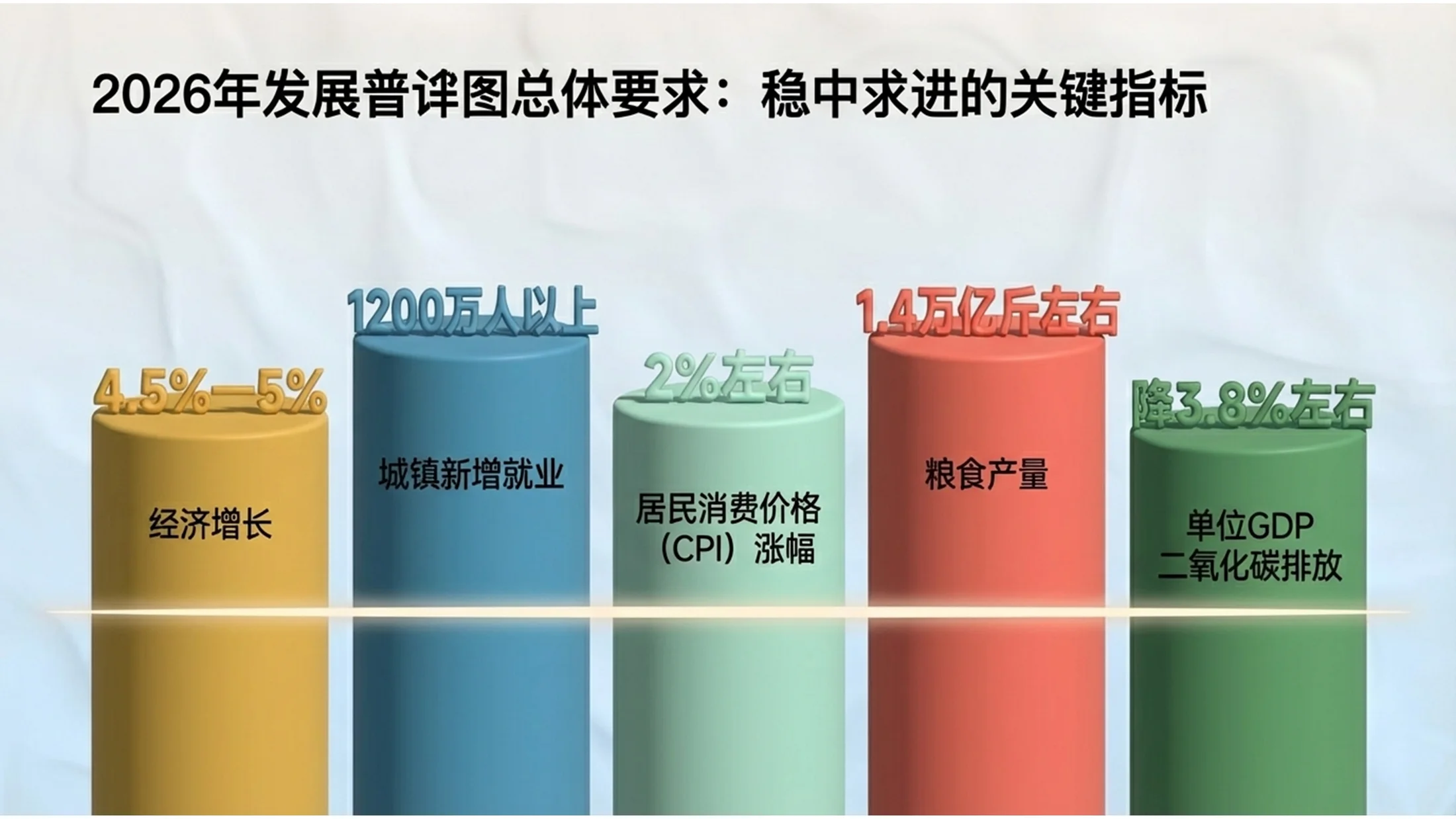 彩色3D黏土可爱风格政府工作报告PPT - 预览图4