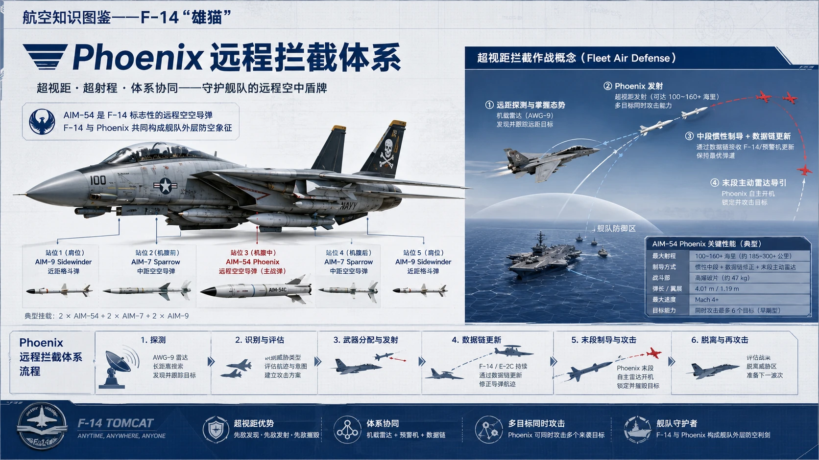 万物知识图鉴系列作品PPT——F-14雄猫【4K】 - 预览图5