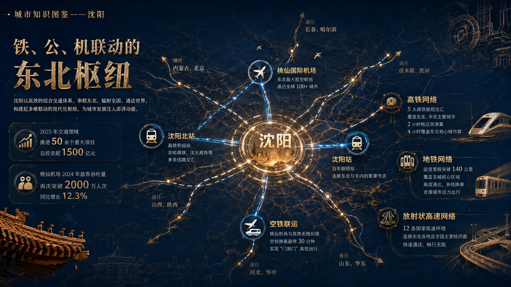 万物知识图鉴系列作品PPT——沈阳【4K】 - 预览图6