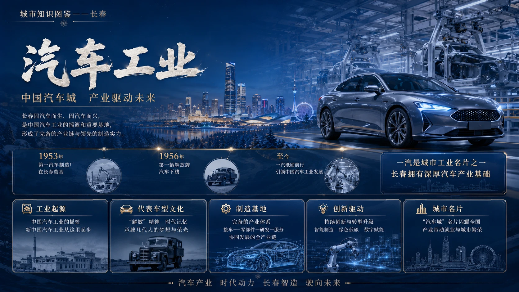 万物知识图鉴系列作品PPT——长春【4K】 - 预览图6