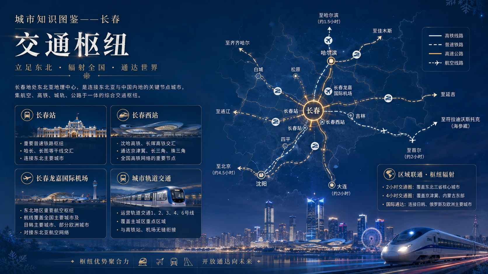 万物知识图鉴系列作品PPT——长春【4K】 - 预览图7