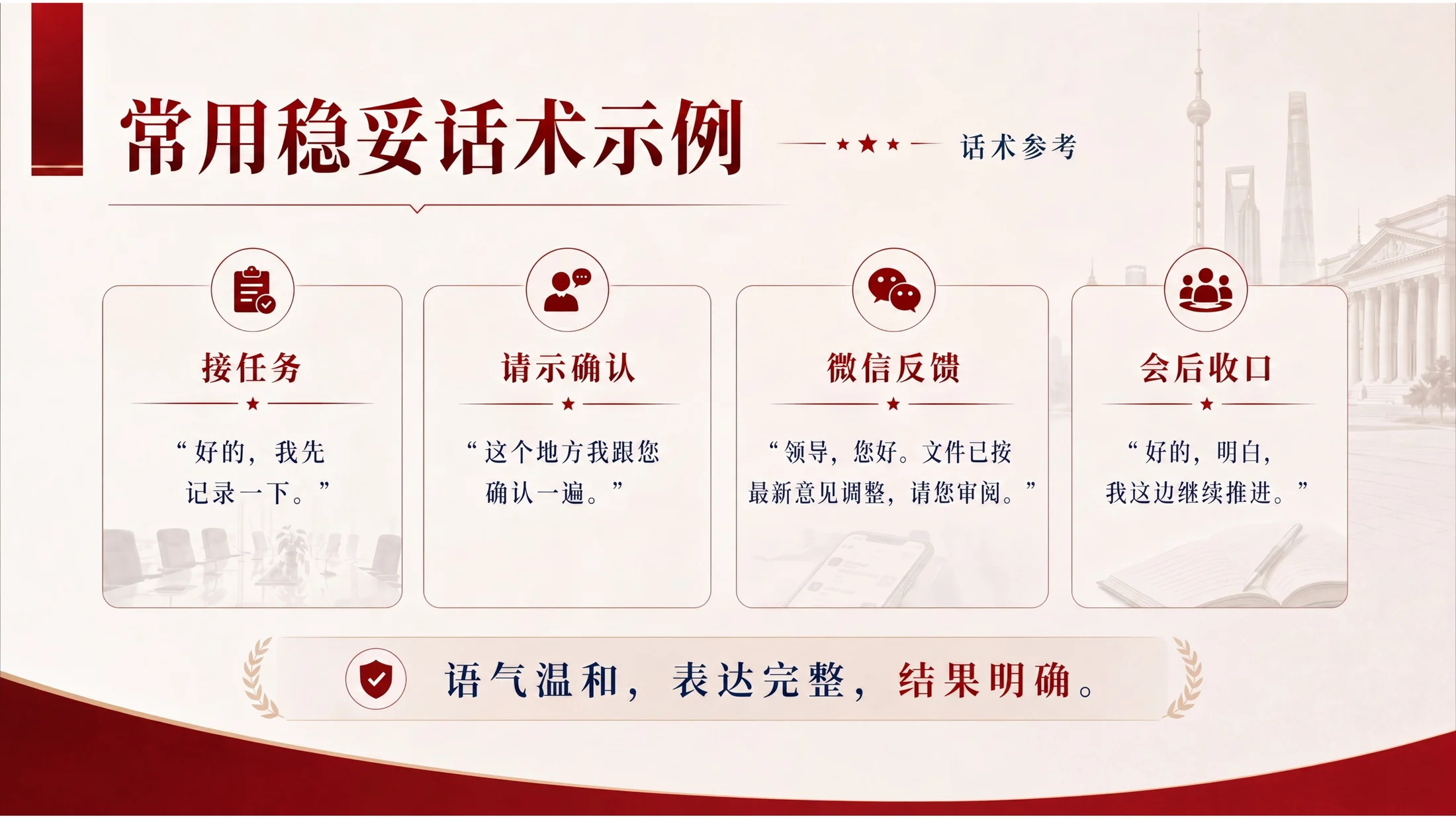 锐普机关驻场人员礼仪与行为规范培训PPT - 预览图17