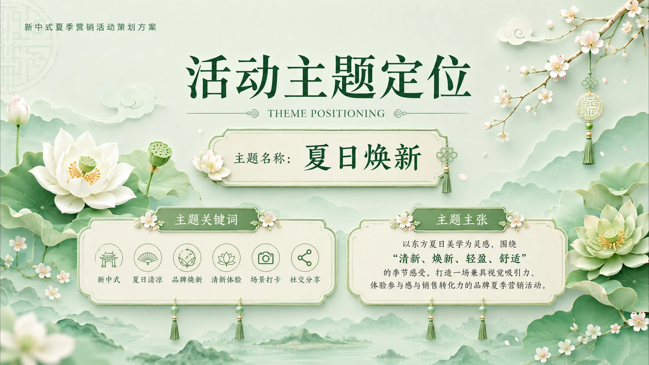 夏日焕新新中式促销策划PPT - 预览图5