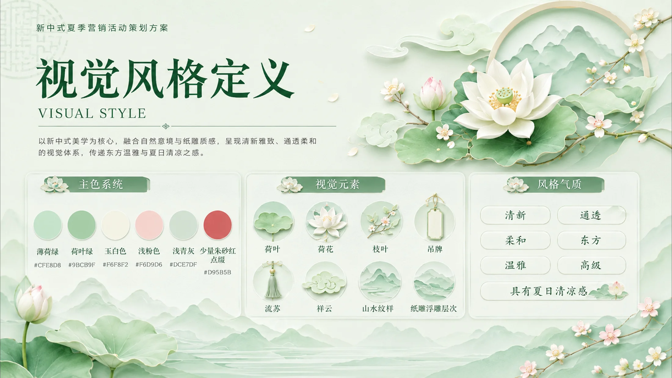 夏日焕新新中式促销策划PPT - 预览图7