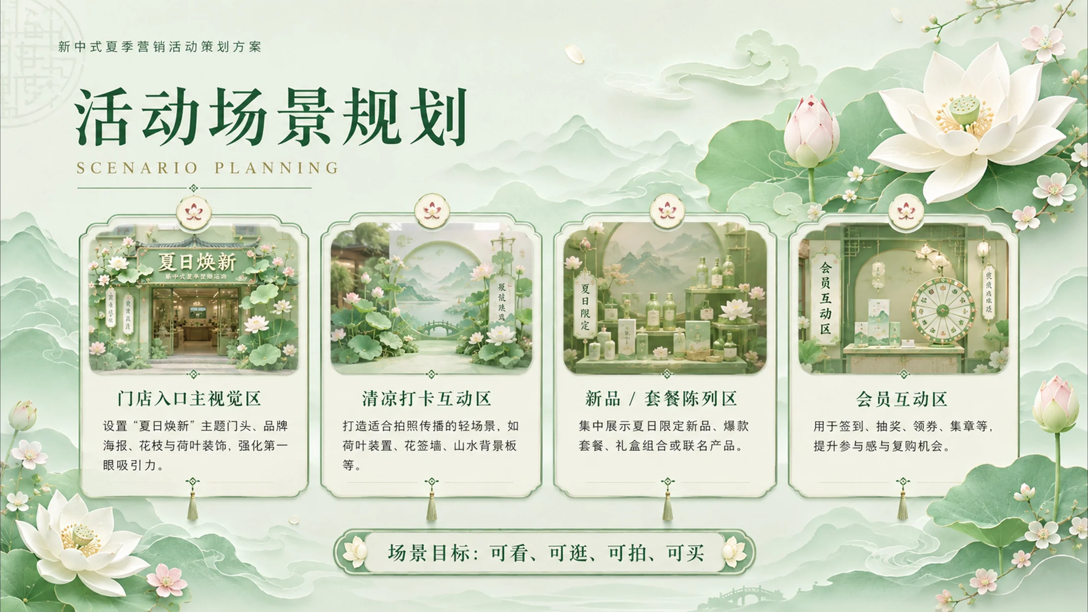 夏日焕新新中式促销策划PPT - 预览图9