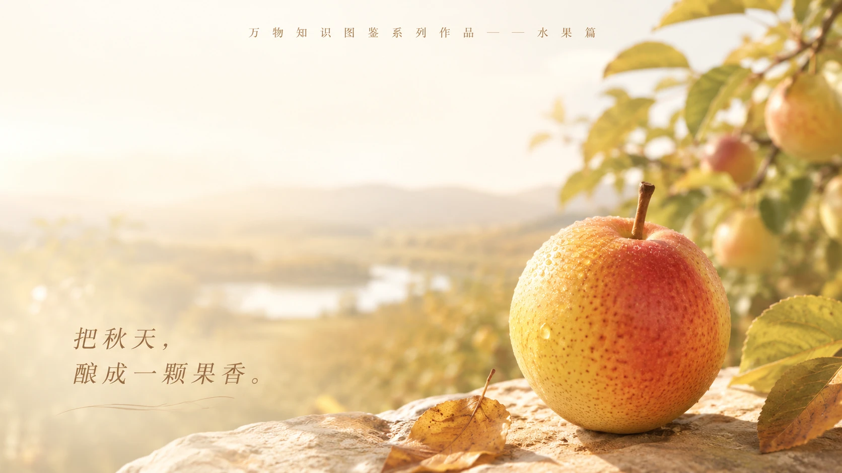万物知识图鉴系列作品PPT——南果梨【4K】 - 预览图9