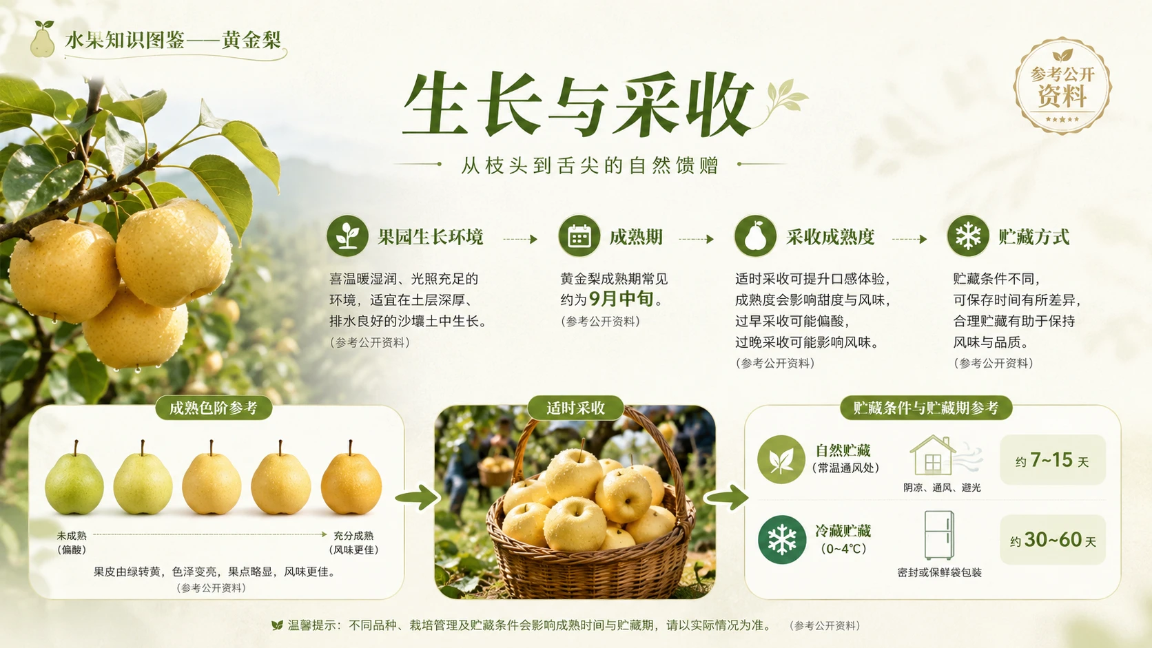 万物知识图鉴系列作品PPT——黄金梨【4K】 - 预览图5