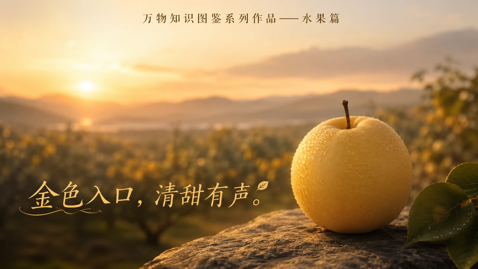 万物知识图鉴系列作品PPT——黄金梨【4K】 - 预览图9