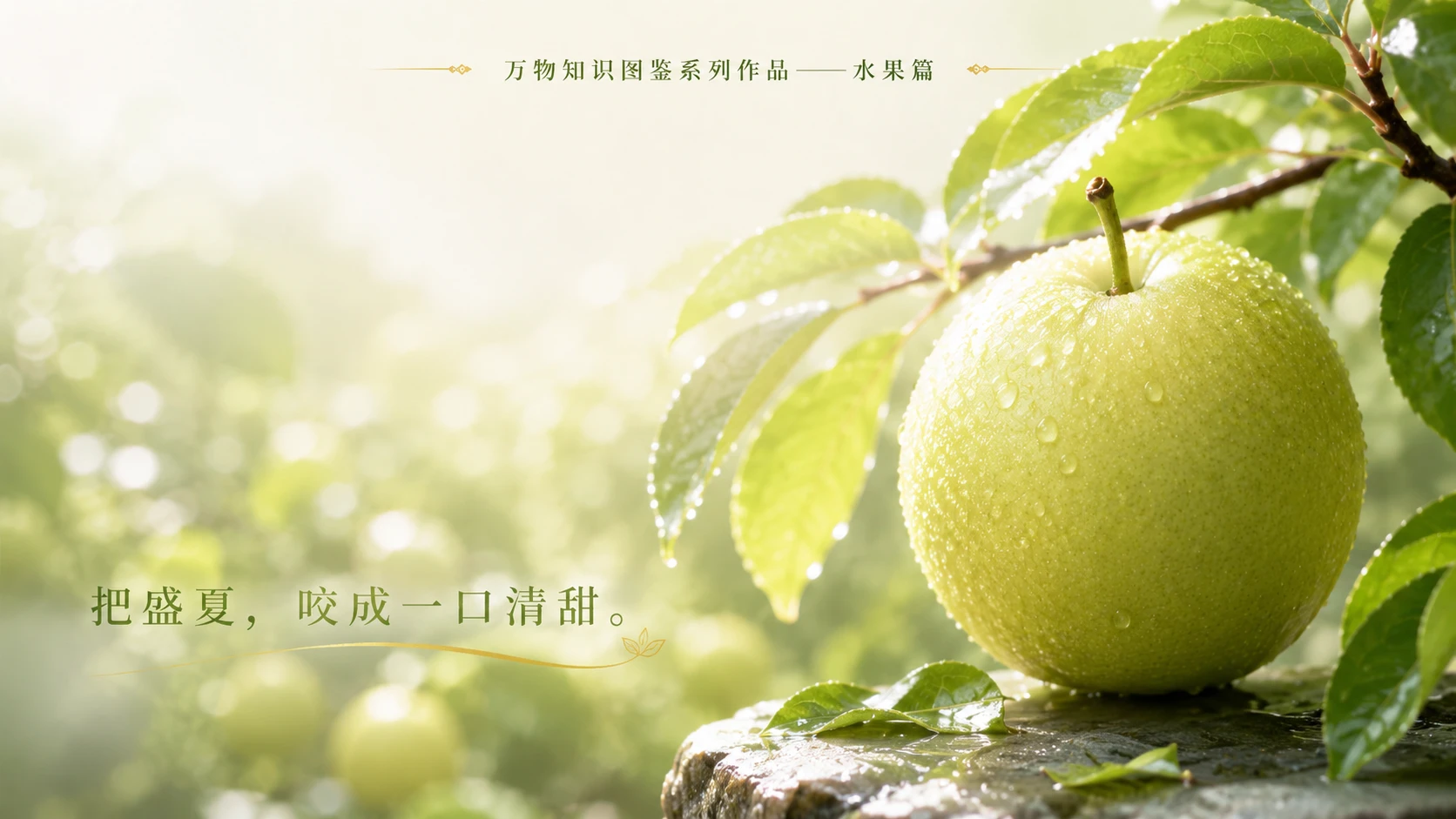 万物知识图鉴系列作品PPT——翠冠梨【4K】 - 预览图9