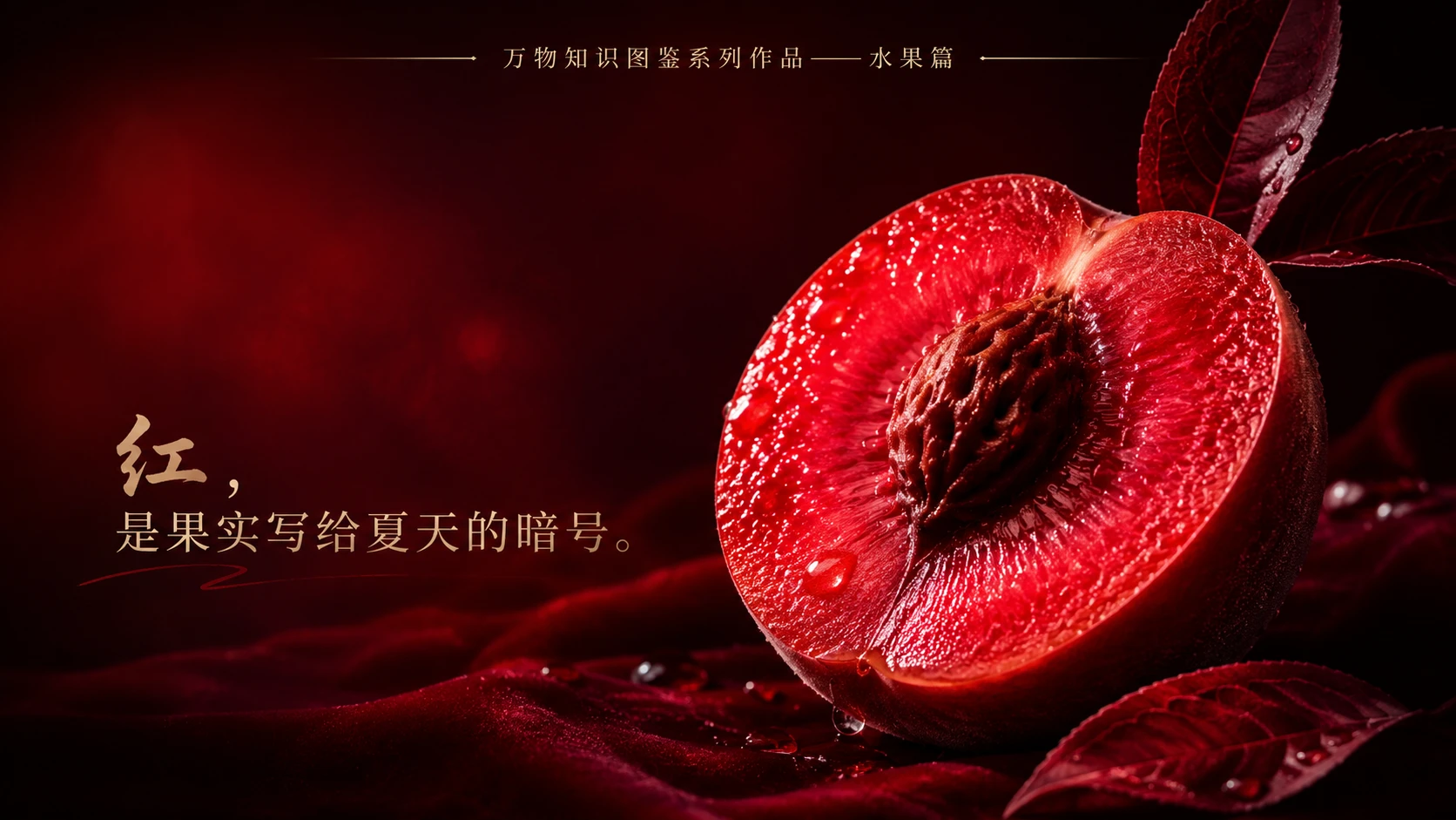 万物知识图鉴系列作品PPT——血桃【4K】 - 预览图9
