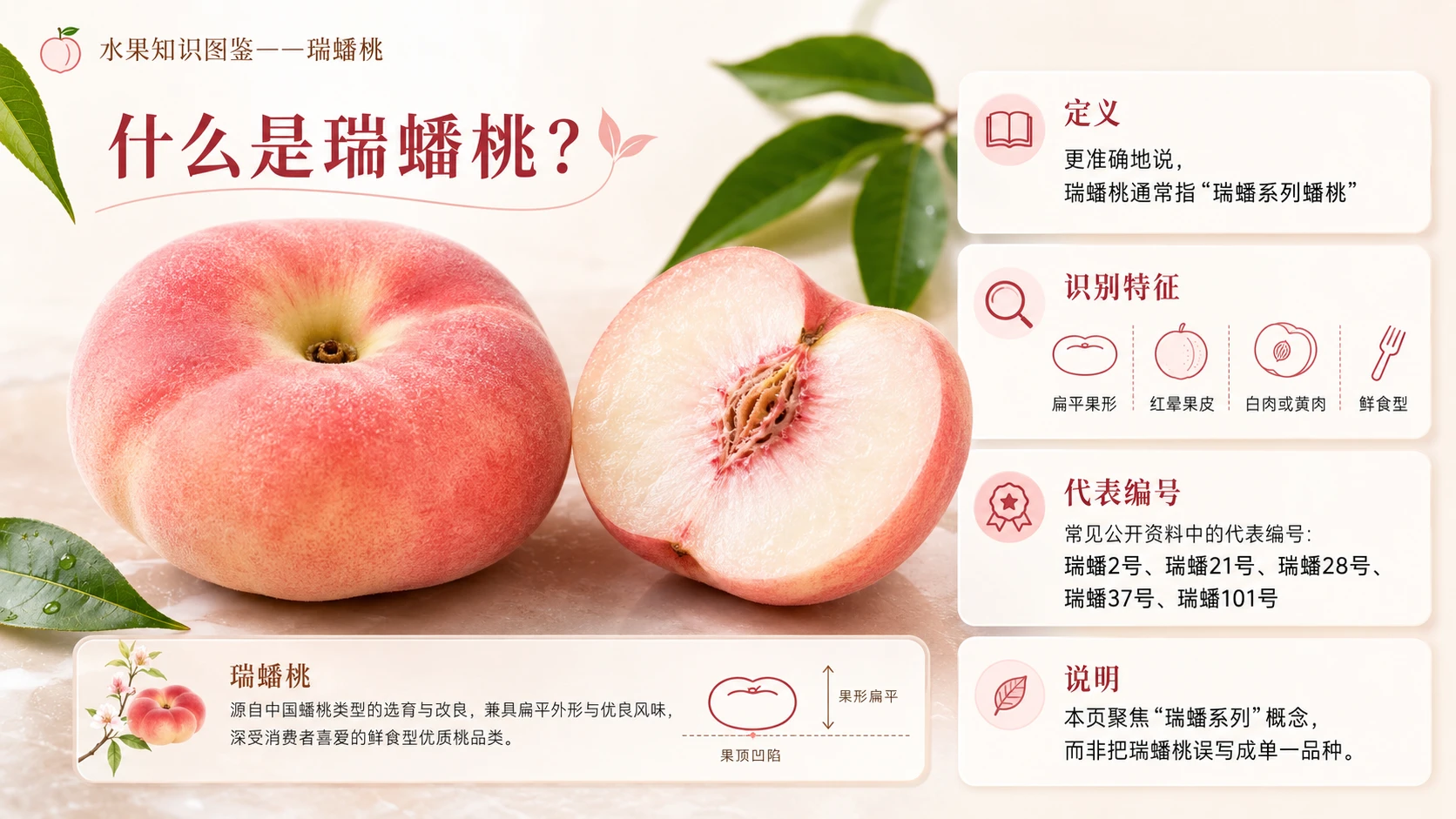 万物知识图鉴系列作品PPT——瑞蟠桃【4K】 - 预览图1