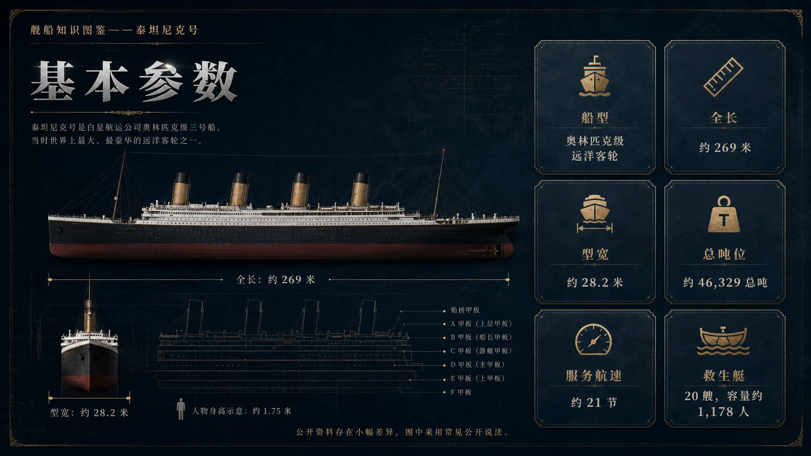 万物知识图鉴系列作品PPT——泰坦尼克号【4K】 - 预览图2