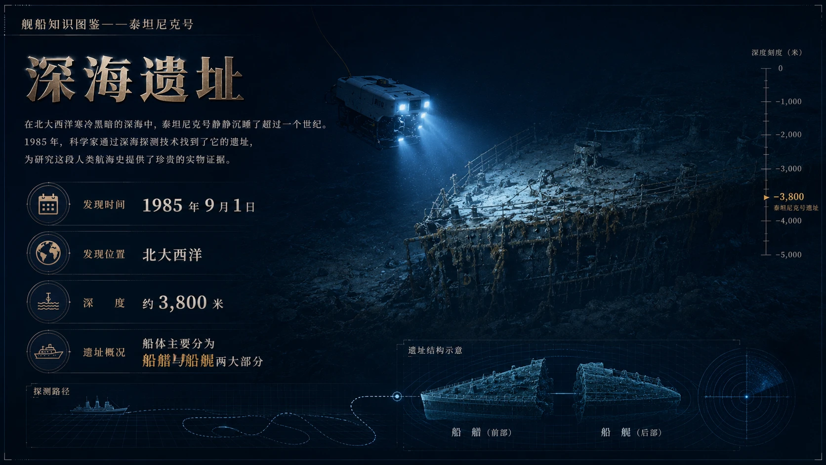 万物知识图鉴系列作品PPT——泰坦尼克号【4K】 - 预览图7