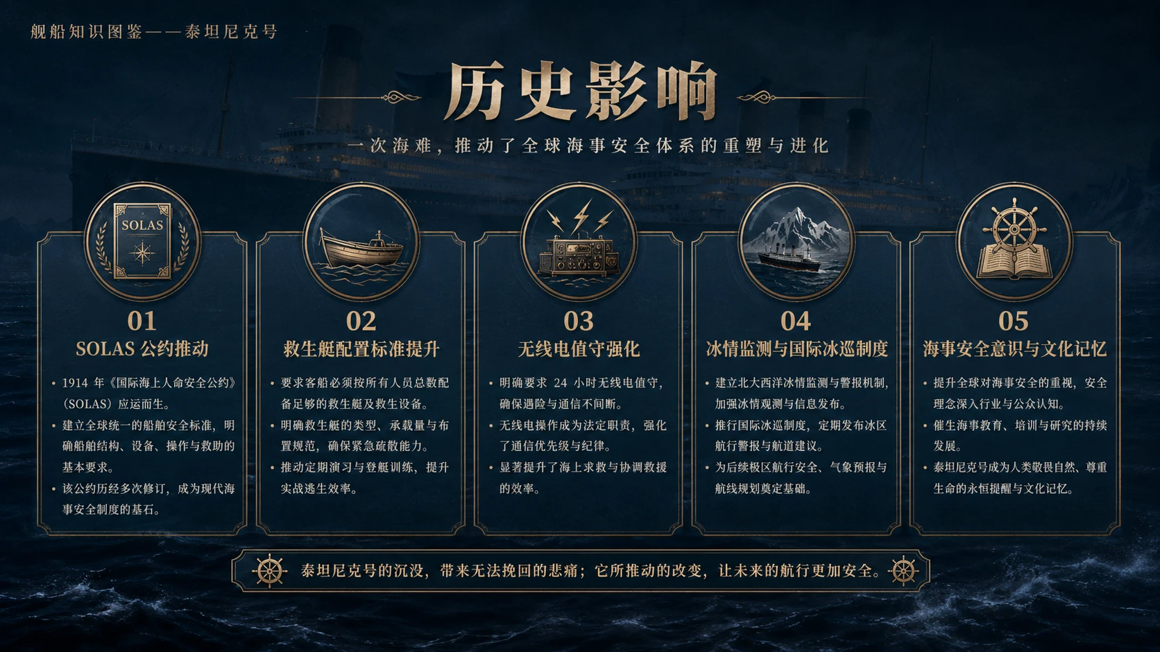 万物知识图鉴系列作品PPT——泰坦尼克号【4K】 - 预览图8