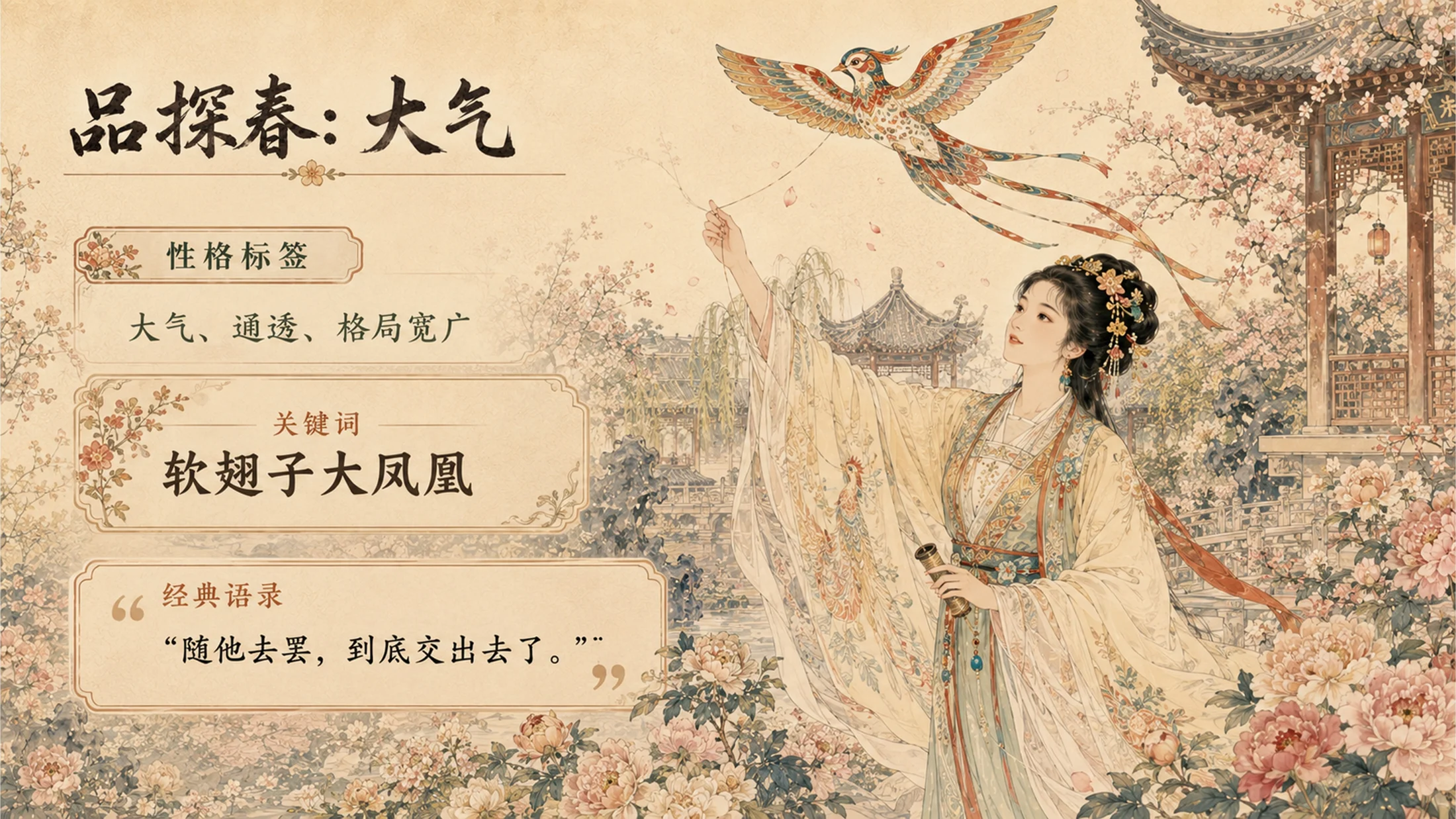 部编版小学语文《红楼春趣》PPT课件｜国风插画公开课模板 - 预览图14