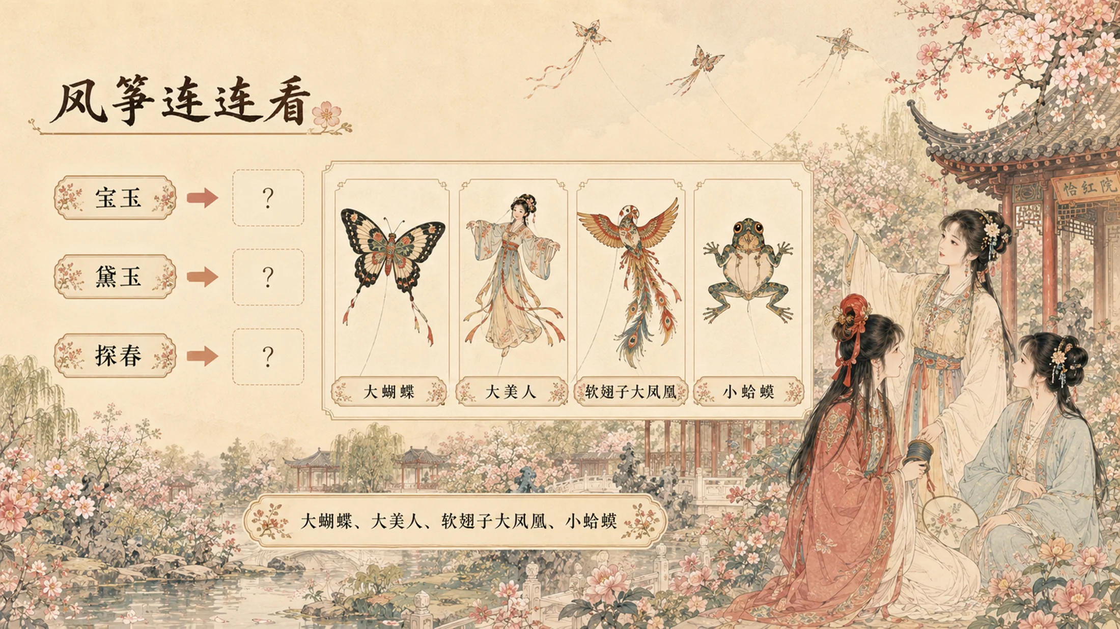 部编版小学语文《红楼春趣》PPT课件｜国风插画公开课模板 - 预览图10