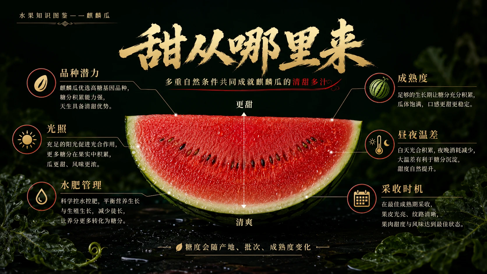 万物知识图鉴系列作品PPT——麒麟瓜【4k】 - 预览图3