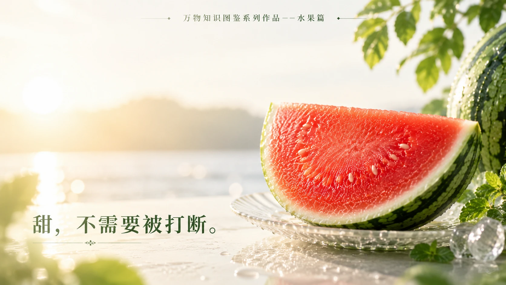 万物知识图鉴系列作品PPT——无籽西瓜【4K】 - 预览图4