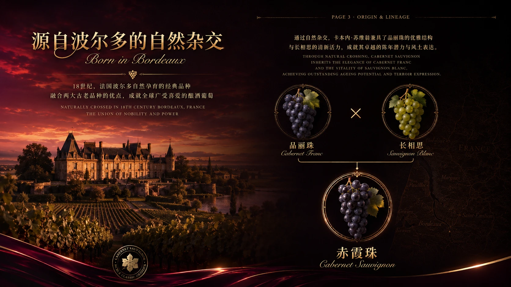 万物知识图鉴系列作品PPT——赤霞珠【4K】 - 预览图3