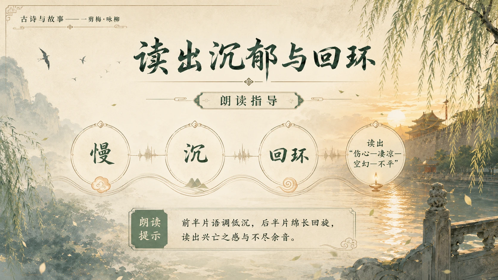古诗与故事系列作品——一剪梅咏柳【2K】 - 预览图4
