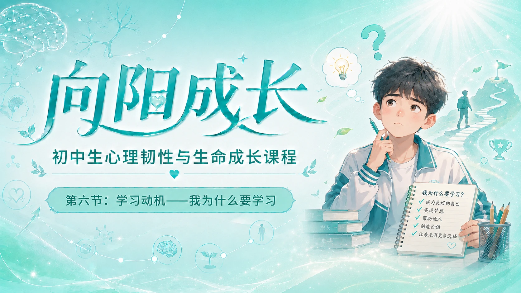 《向阳成长》初中生心理韧性与生命成长课程（第六节） - 预览图1
