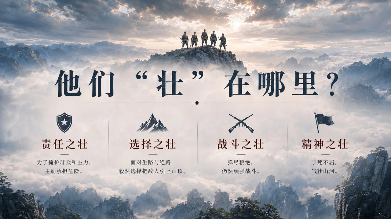 小学六年级语文：狼牙山五壮士PPT课件 - 预览图13