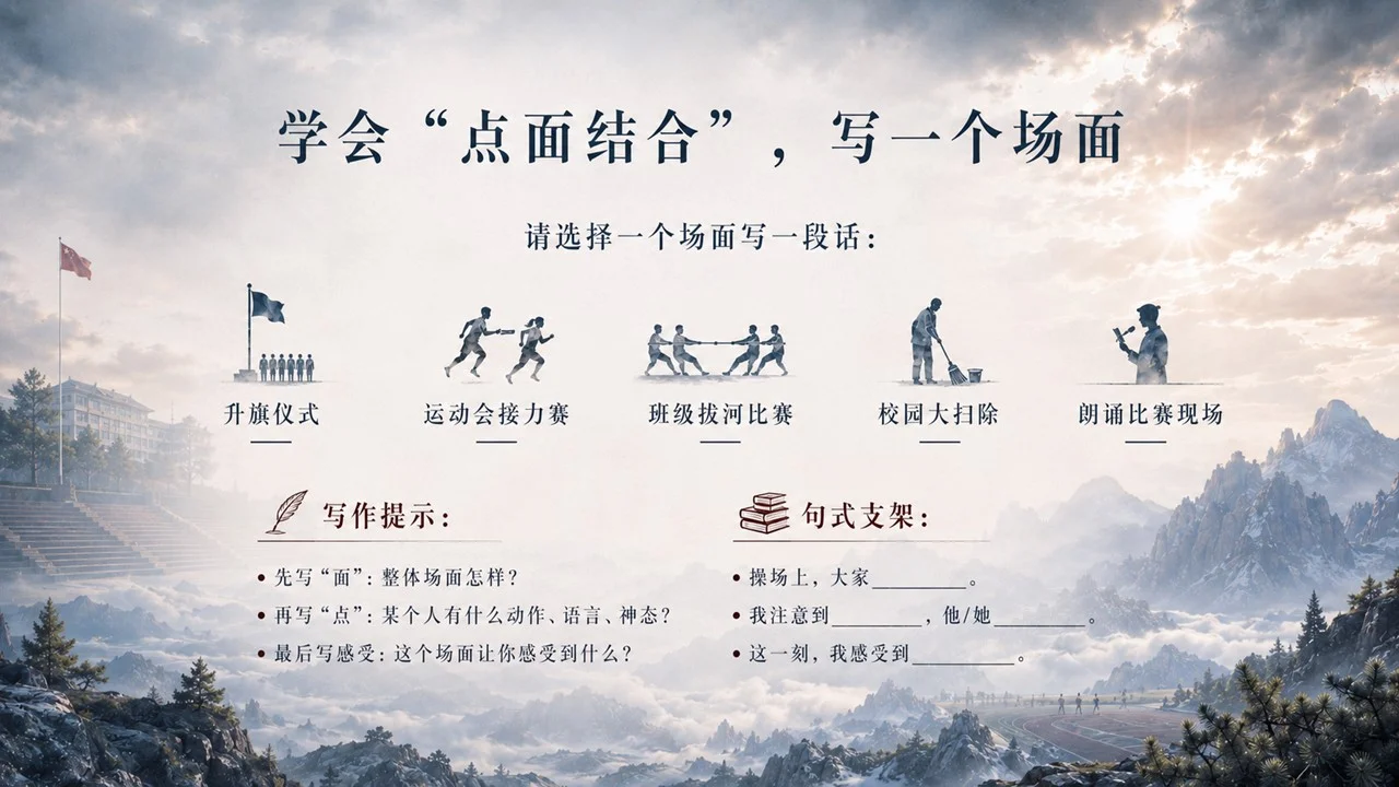 小学六年级语文：狼牙山五壮士PPT课件 - 预览图15