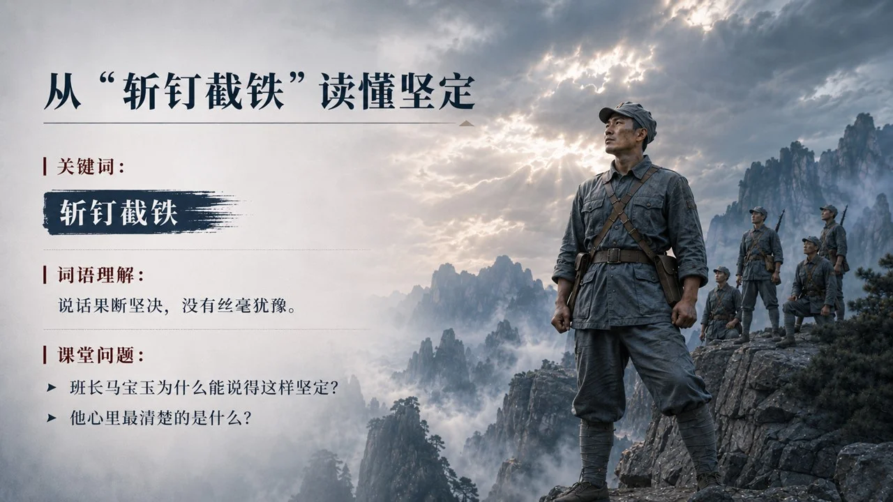 小学六年级语文：狼牙山五壮士PPT课件 - 预览图8