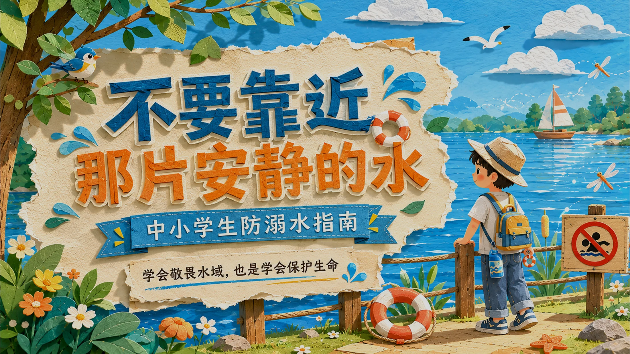 不要靠近那片安静的水——中小学生防溺水指南 - 预览图1