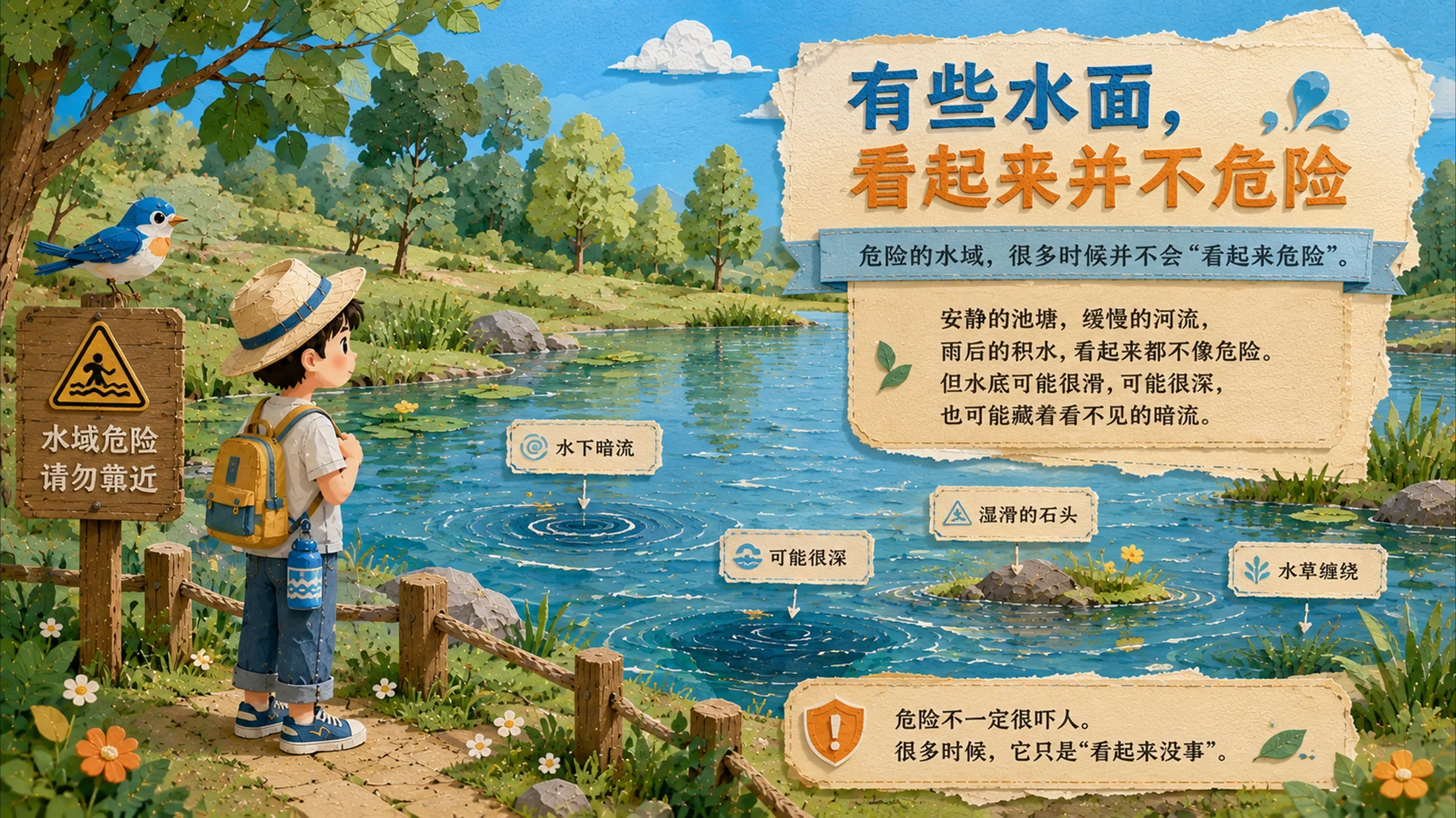 不要靠近那片安静的水——中小学生防溺水指南 - 预览图2