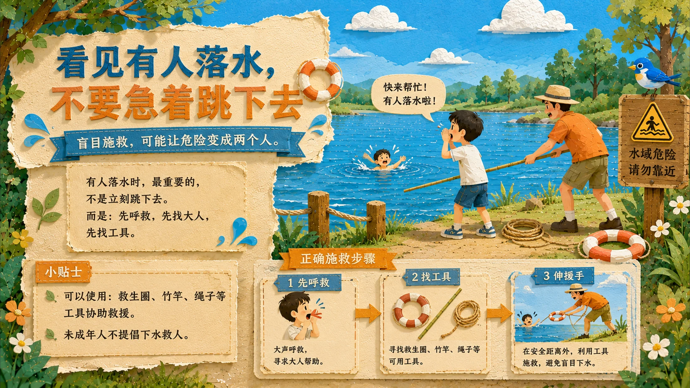 不要靠近那片安静的水——中小学生防溺水指南 - 预览图7