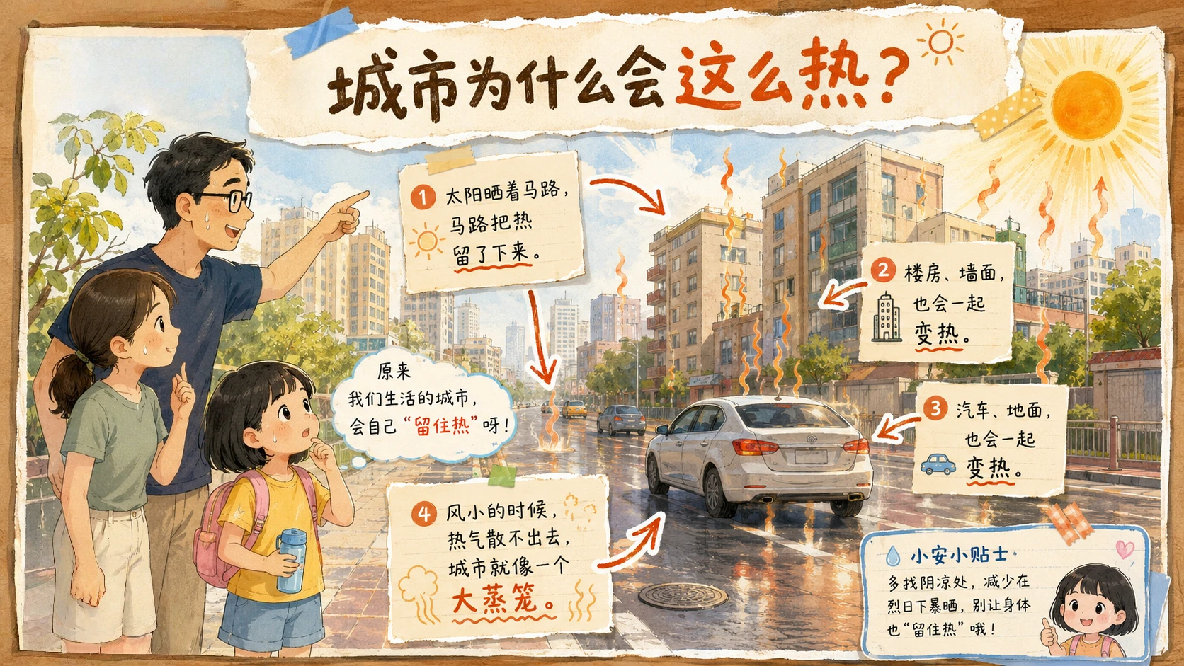 高温篇｜极端天气避险记PPT - 预览图1