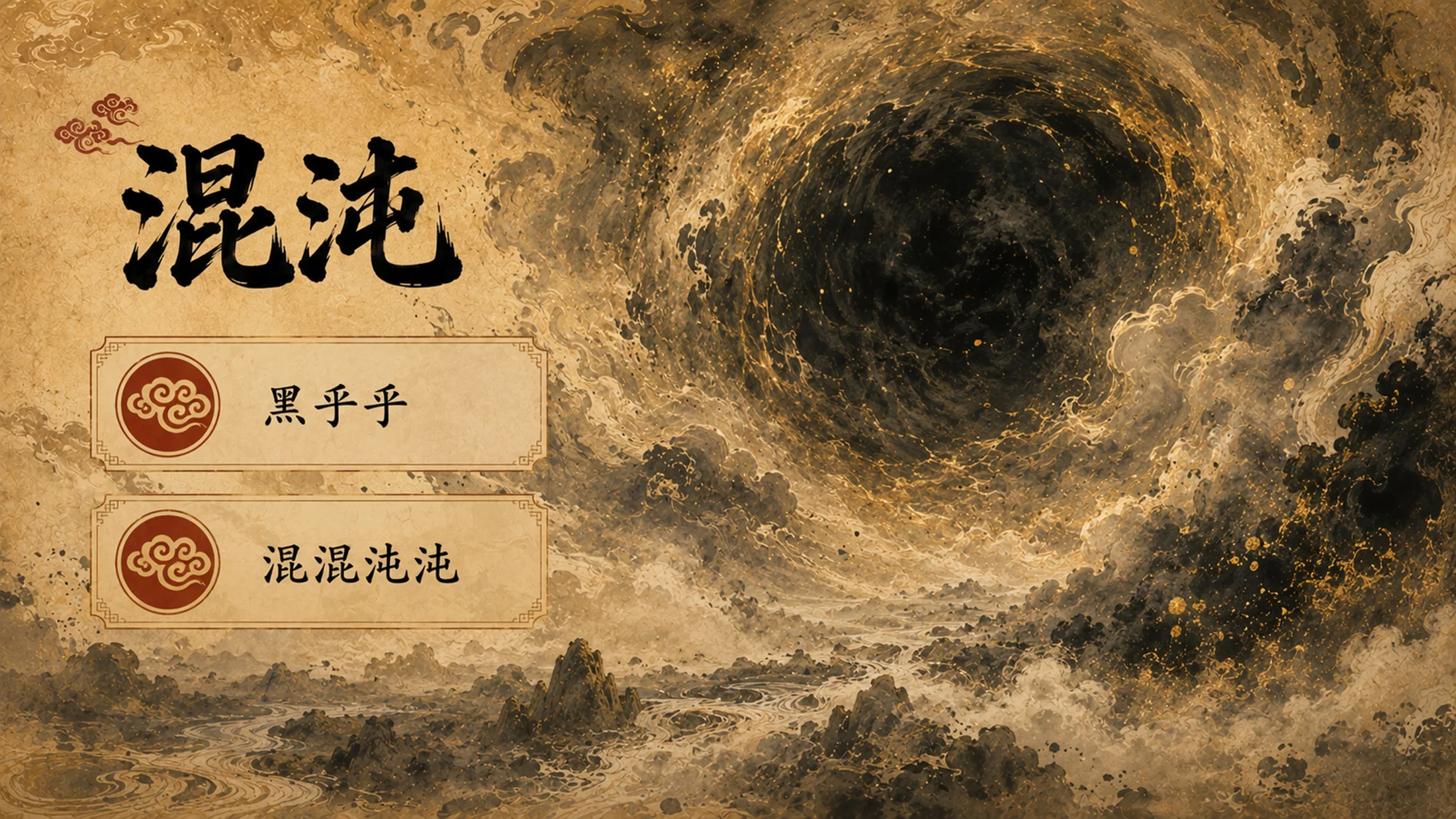 部编版小学语文《盘古开天地》PPT课件｜国风插画-中国神话史诗公开课模板 - 预览图3