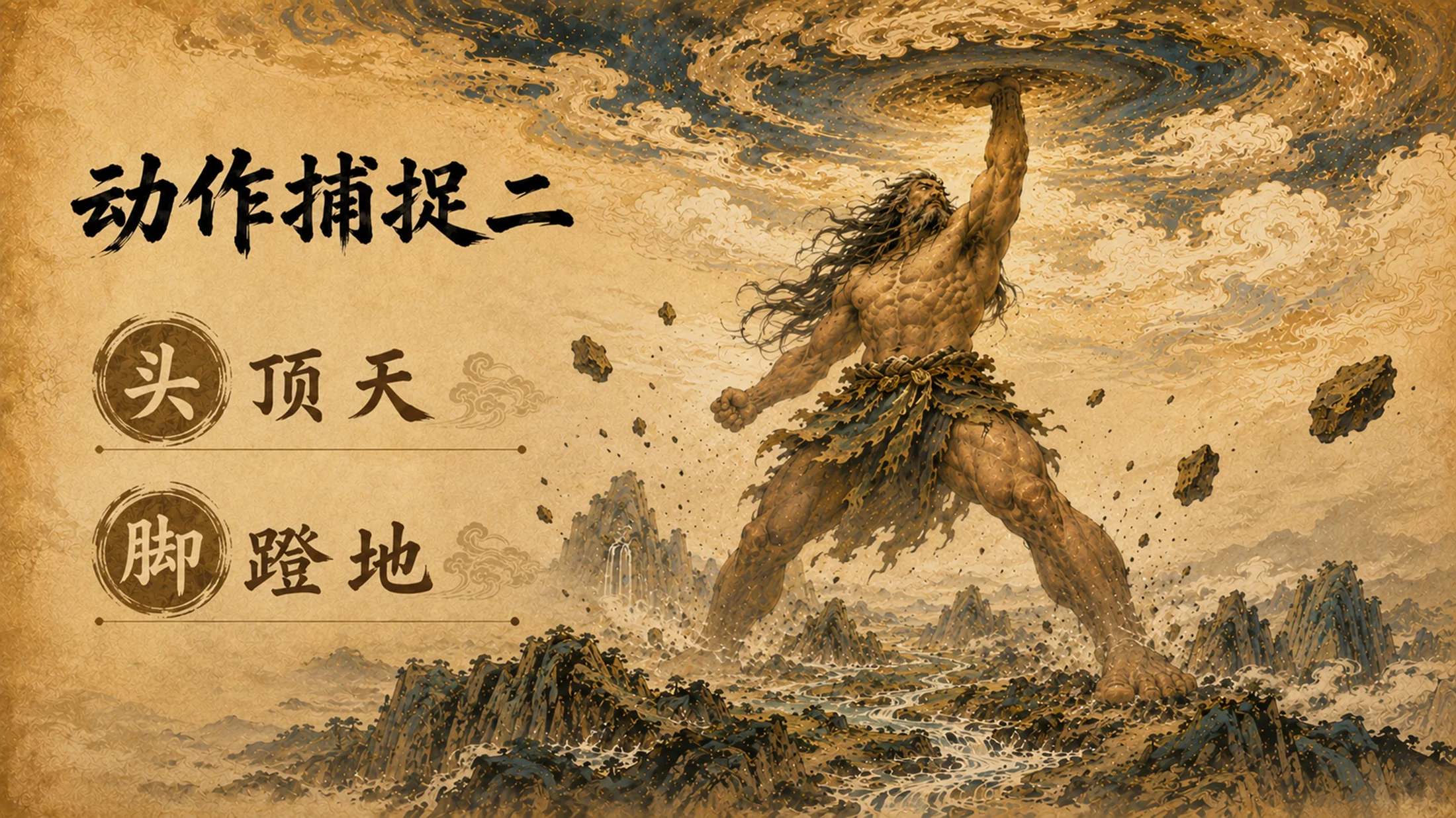 部编版小学语文《盘古开天地》PPT课件｜国风插画-中国神话史诗公开课模板 - 预览图10