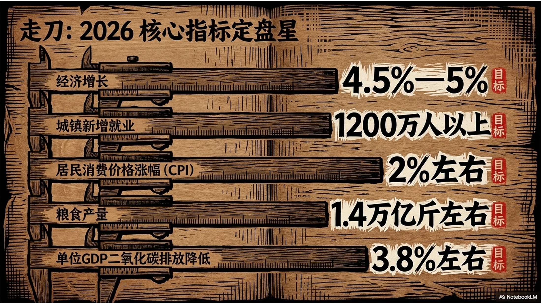 木刻版画风格政府工作报告PPT - 预览图4