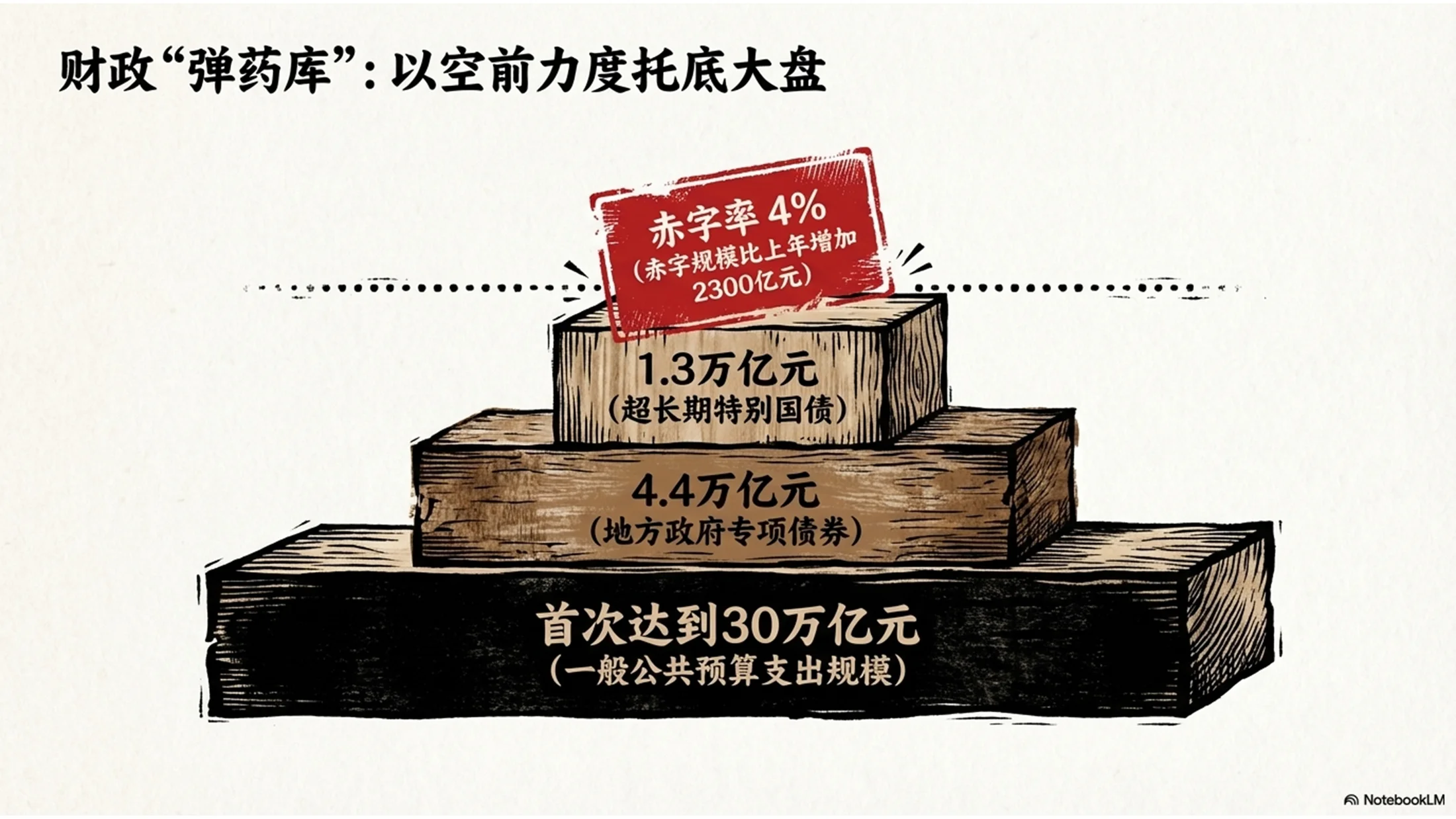 木刻版画风格政府工作报告PPT - 预览图5