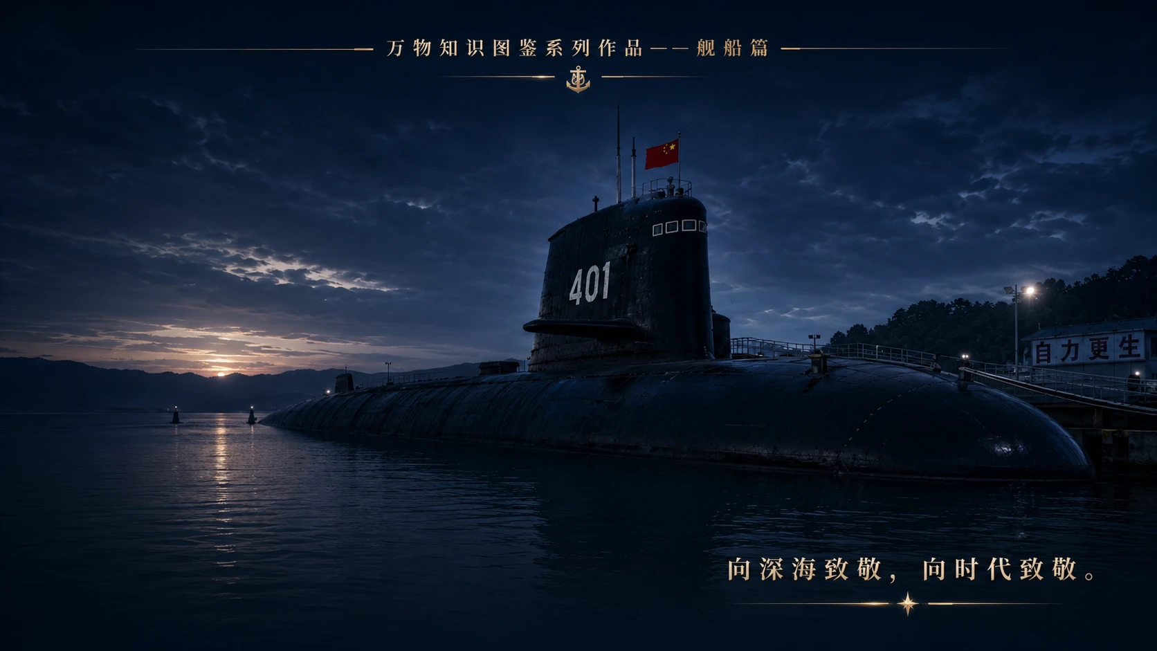 万物知识图鉴系列作品PPT——长征一号核潜艇【4K】 - 预览图4