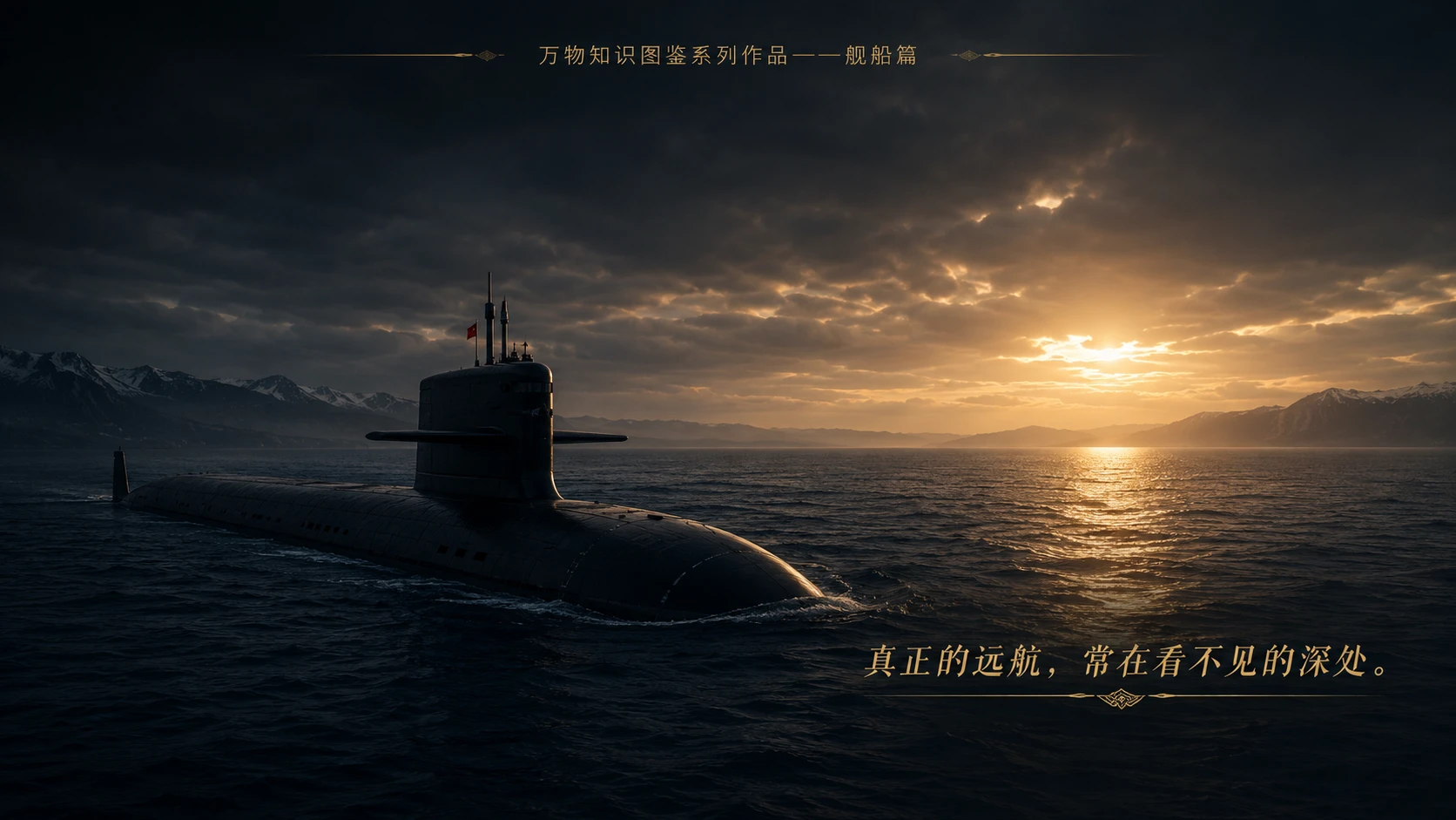 万物知识图鉴系列作品PPT——长征五号核潜艇【4K】 - 预览图4
